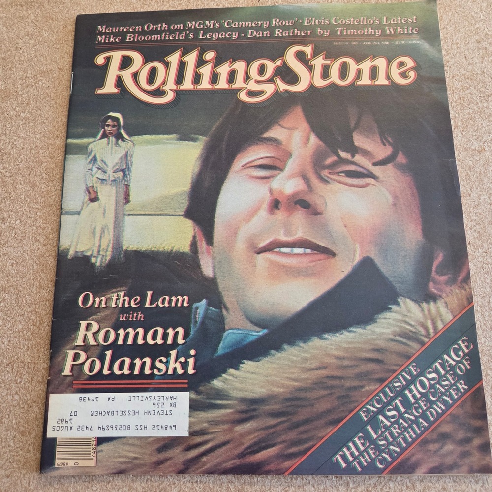 Rolling Stone Magazine Roman Polanski Issue 340 April 2 1981 Elvis Costello Good